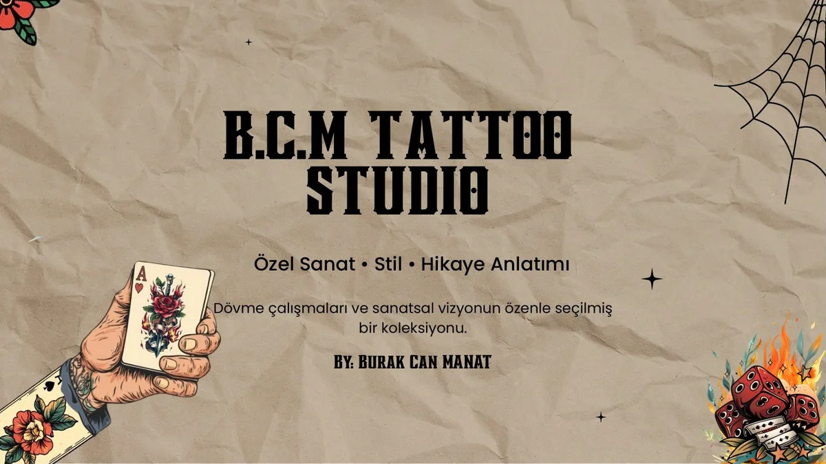 Burak Can Manat dövme çalışması 1