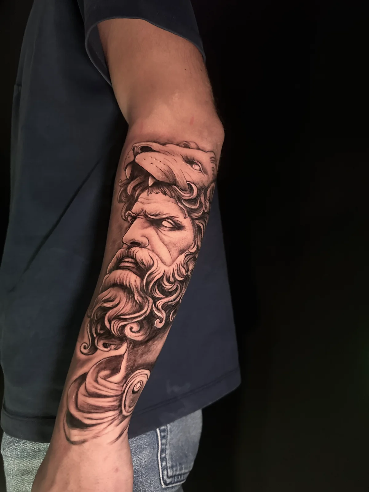 Saint strovic dövme çalışması 4