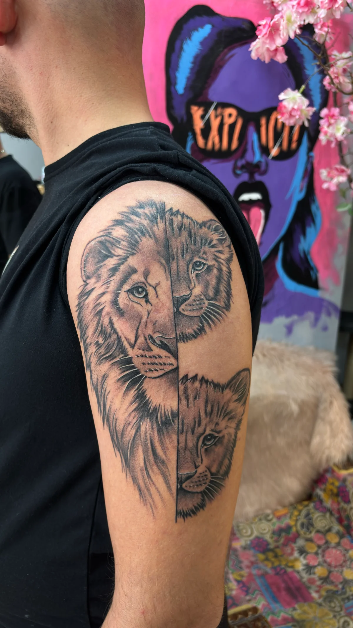 Mustafa Kemal tattoo dövme çalışması 2