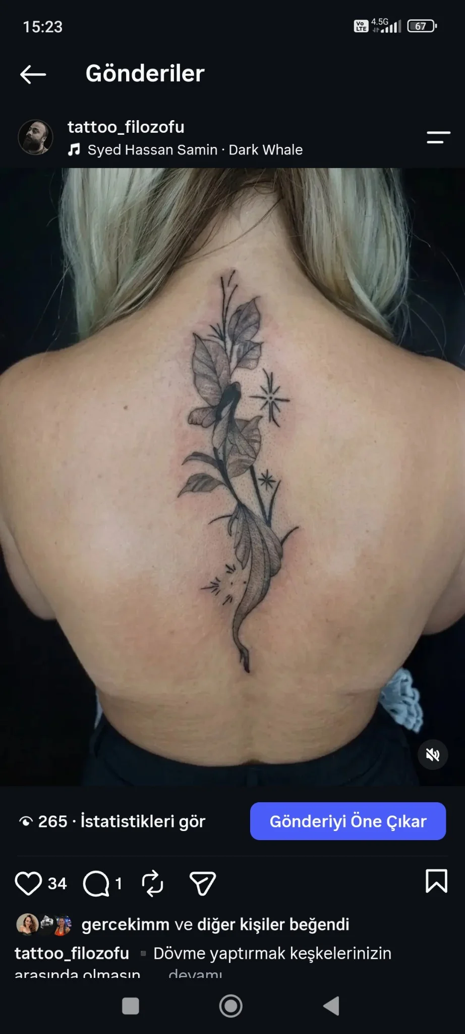 Tattoo Filozofu dövme çalışması 4