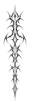 Cybersigil Omurga — tribal dövmeler modeli, üzerinde dene
