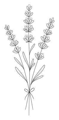 Lavanta — çiçek dövmeleri